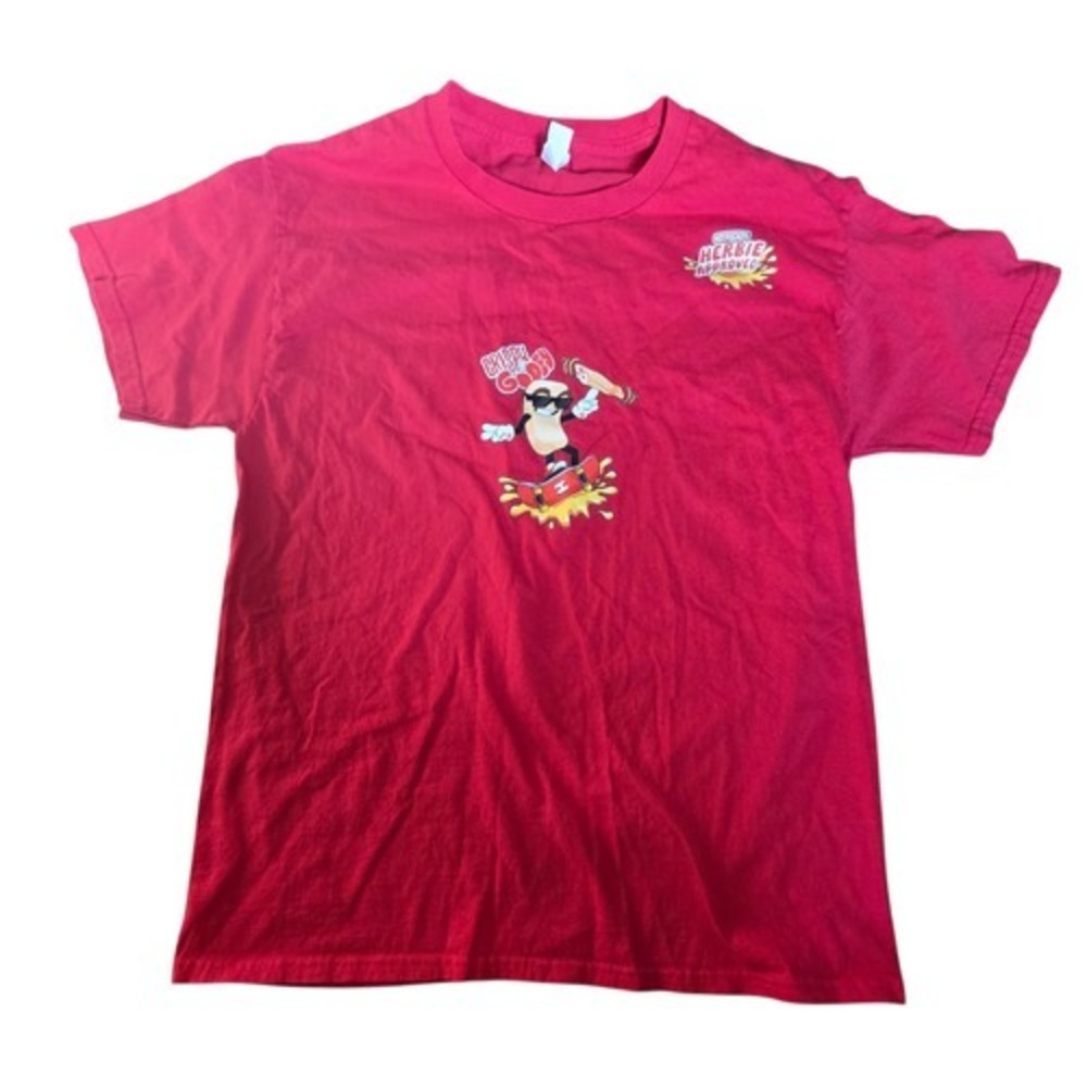Hot Pockets Herbie Approved Crispy Gooey Promotional Marketing T-Shirt Medium